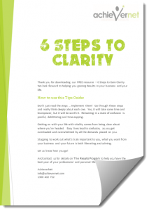6 Steps to Clarity